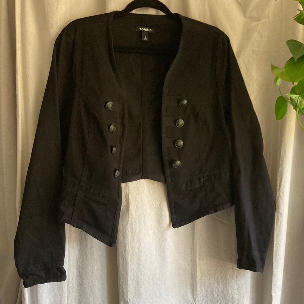 Black Torrid Bolero Jacket Size 1
